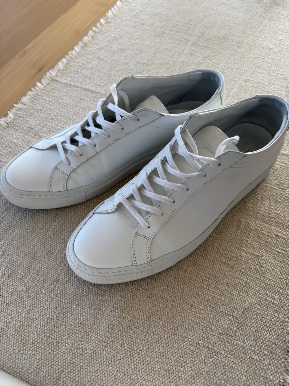 Common Projects White Achilles Leather Sneakers